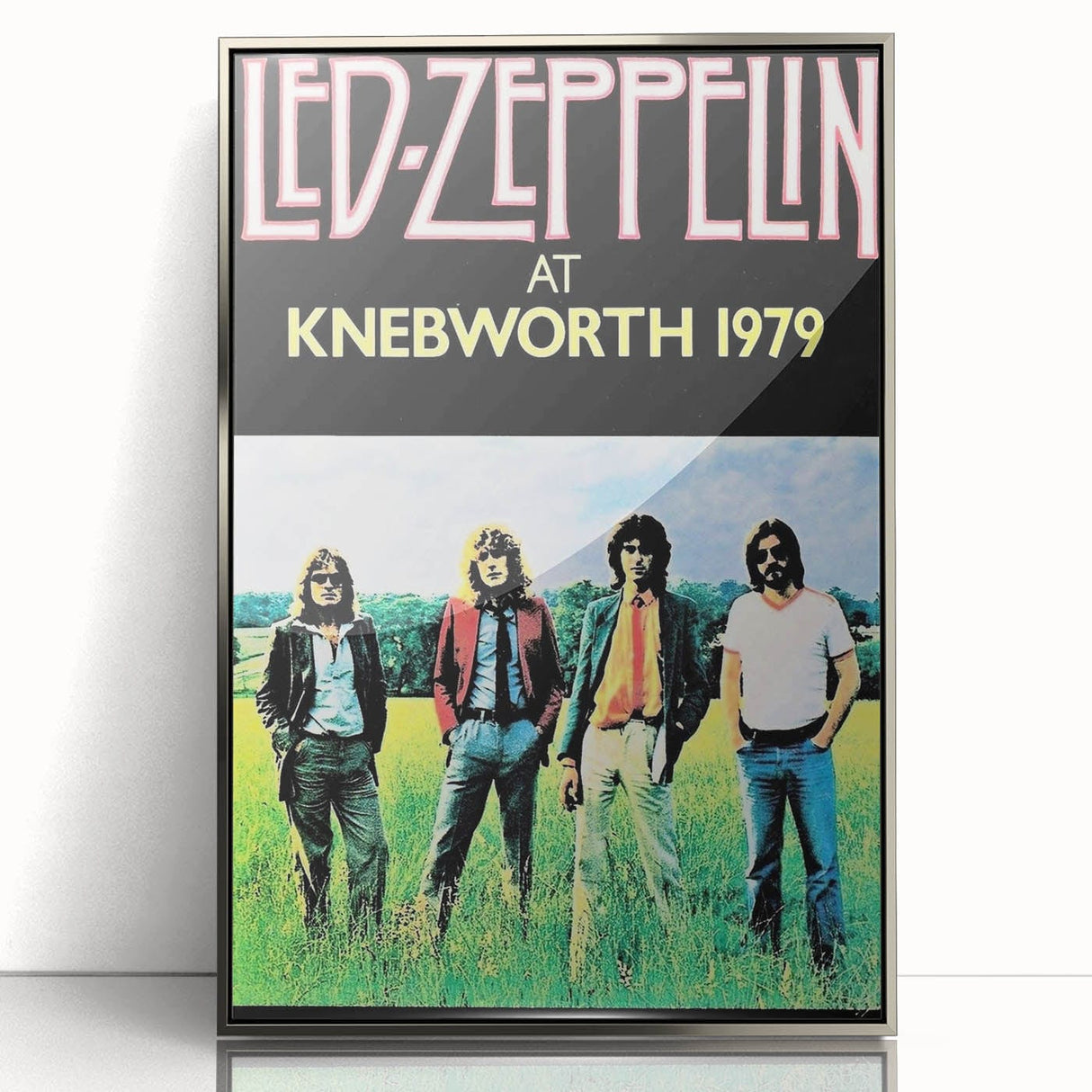 Led Zeppelin Knebworth 1979 Poster | Retro Music Wall Art