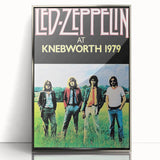 Led Zeppelin Knebworth 1979 Poster | Retro Music Wall Art