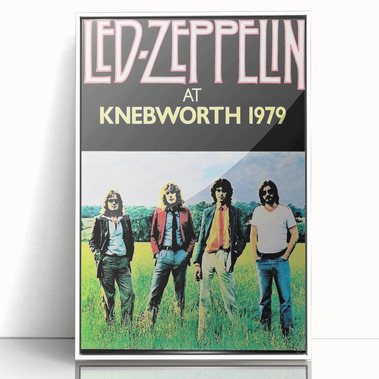 Led Zeppelin Knebworth 1979 Poster | Retro Music Wall Art