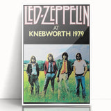 Led Zeppelin Knebworth 1979 Poster | Retro Music Wall Art
