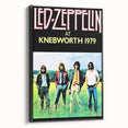 Led Zeppelin Knebworth 1979 Poster | Retro Music Wall Art