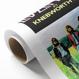 Led Zeppelin Knebworth 1979 Poster | Retro Music Wall Art