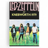 Led Zeppelin Knebworth 1979 Poster | Retro Music Wall Art