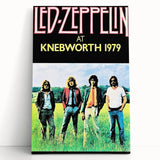 Led Zeppelin Knebworth 1979 Poster | Retro Music Wall Art