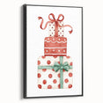 Festive Gift Stack Girls Room Wall Art – Kids Room Art Print