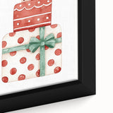 Festive Gift Stack Girls Room Wall Art – Kids Room Art Print