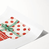 Festive Gift Stack Girls Room Wall Art – Kids Room Art Print