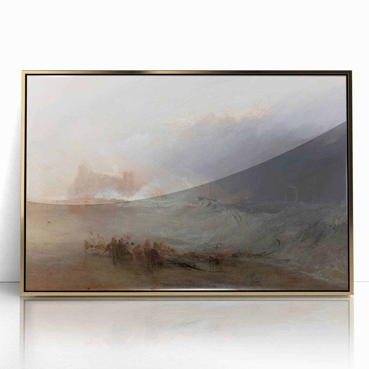 Romanticism Art: Northumberland Coastline and Shipwreck Drama