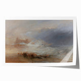 Romanticism Art: Northumberland Coastline and Shipwreck Drama