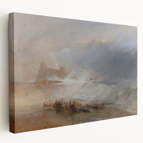 Romanticism Art: Northumberland Coastline and Shipwreck Drama
