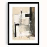 Custom Dining Room Wall Decor – Abstract Neutral Tone Art