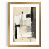 Custom Dining Room Wall Decor – Abstract Neutral Tone Art