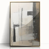 Custom Dining Room Wall Decor – Abstract Neutral Tone Art