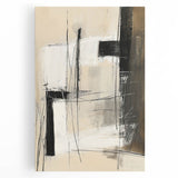 Custom Dining Room Wall Decor – Abstract Neutral Tone Art