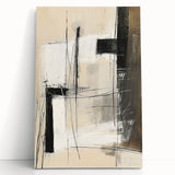 Custom Dining Room Wall Decor – Abstract Neutral Tone Art