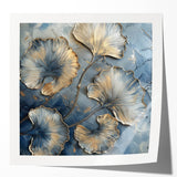 Abstract floral art print showcasing vibrant colors and intricate patterns, elegantly displayed on glossy paper for a modern touch. Perfect for stylish home decor, this design adds a pop of color and sophistication to any space.