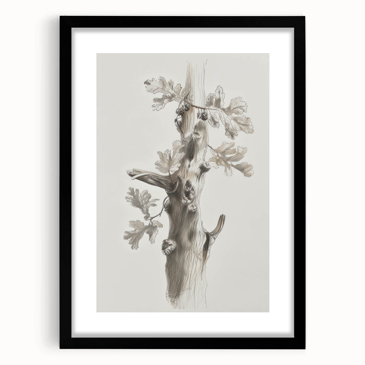 Abstract floral frame with a black mat, showcasing vibrant colors and intricate patterns, perfect for modern home decor or gallery displays.