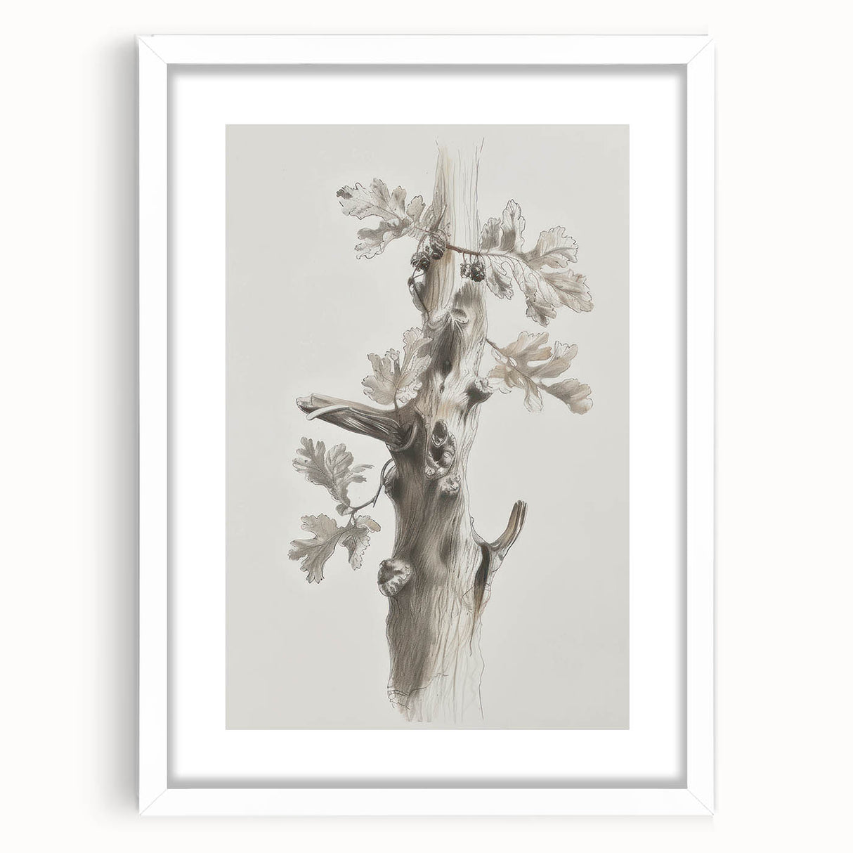 Abstract floral artwork framed in a sleek white mat, showcasing vibrant colors and intricate details, perfect for contemporary home decor. Ideal for adding elegance to any room.