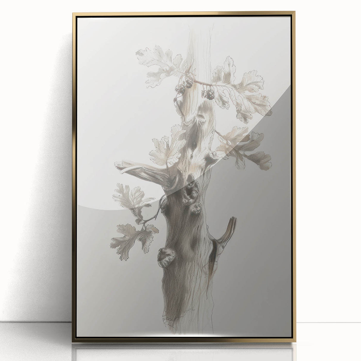 Framed acrylic artwork showcasing vibrant abstract floral designs with gold accents, perfect for contemporary home decor. Ideal for adding elegance to any room.