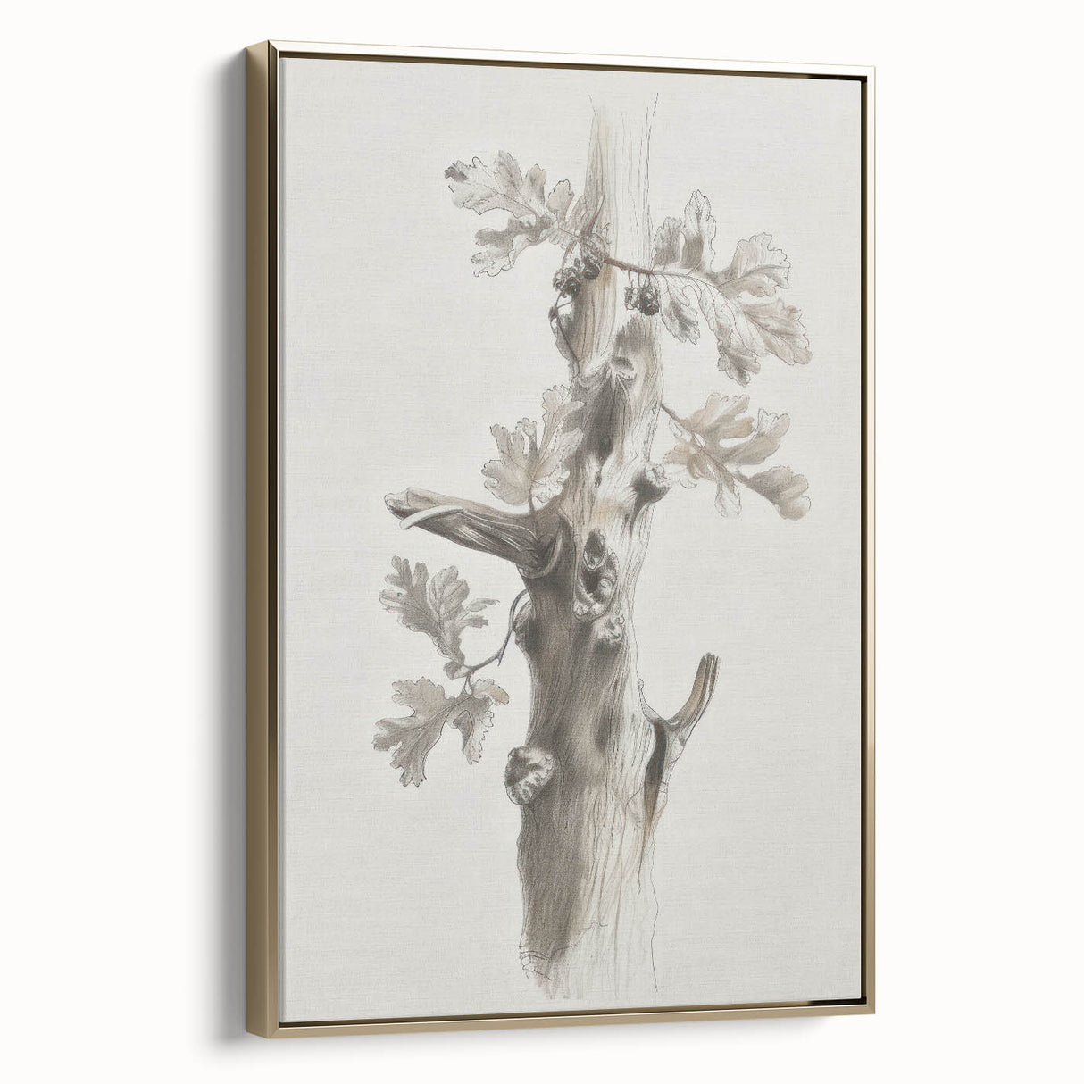Framed canvas art showcasing an abstract floral design in vibrant colors with a gold frame, ideal for enhancing modern home decor. Perfect for living rooms or offices.