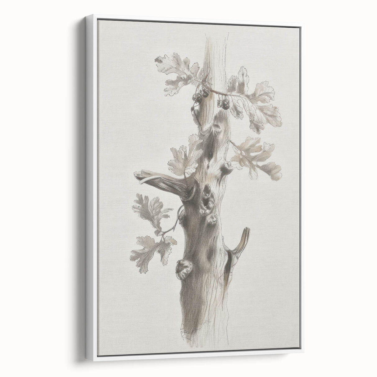 Framed canvas artwork showcasing abstract floral designs in vibrant colors, featuring a white frame, perfect for modern home decor and artistic interior styling.