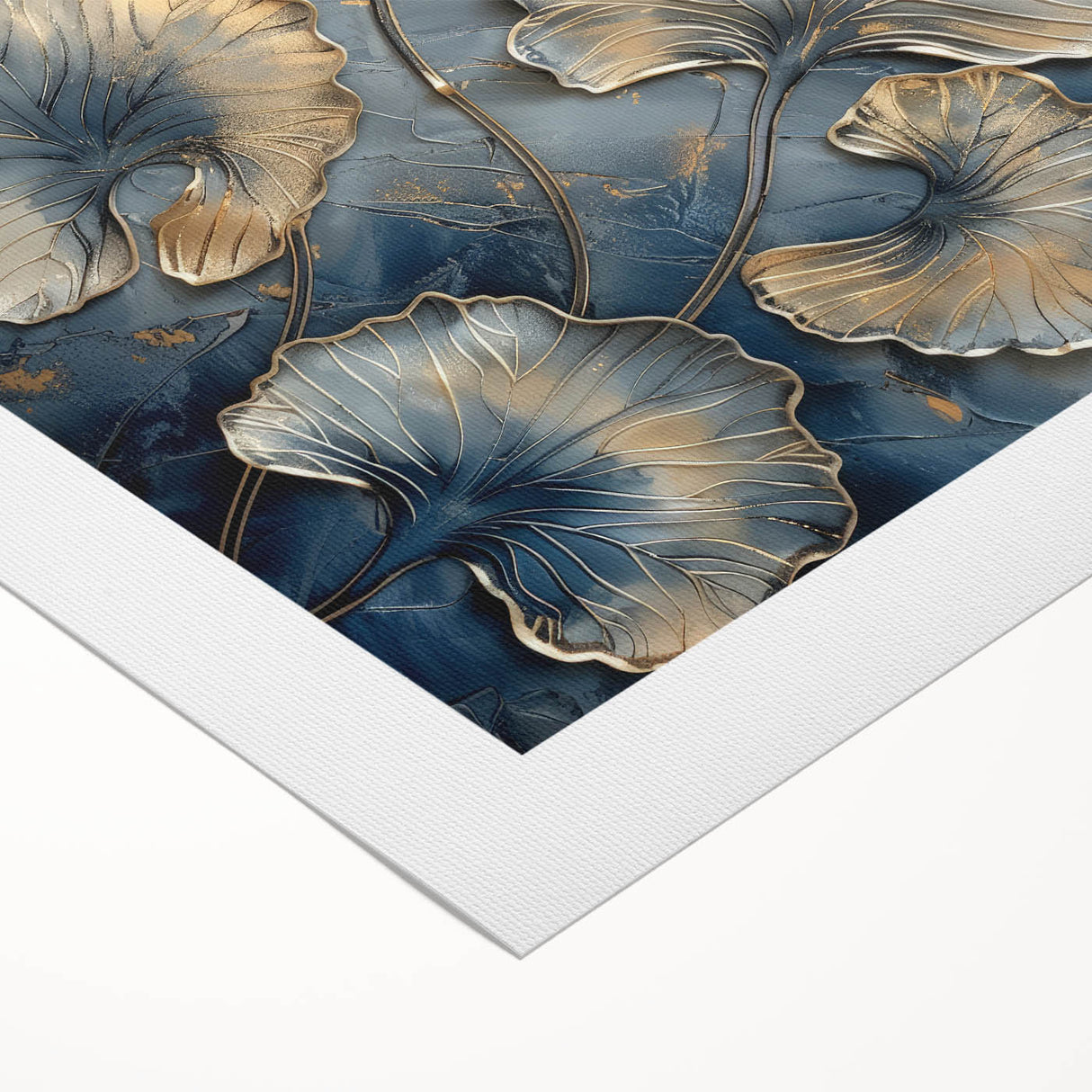 Vibrant abstract floral design on rolled canvas, showcasing bold colors and intricate patterns, ideal for modern home decor. Packaged securely in a cardboard tube.