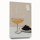 Large abstract wall art on acrylic glass depicting vibrant swirling colors, ideal for dining room decor.