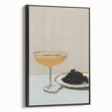 Black and white vintage poster art of a landscape on framed canvas, suitable for bedroom decor.