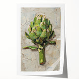 Rolled print of vibrant fruits and flowers, ideal for art wall dining room or bathroom decor.