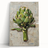 Black and white photo of assorted fruits on a stretched canvas, ideal for kitchen wall art.