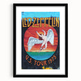 Led Zeppelin U.S. Tour 1975 Poster | Retro Music Wall Art