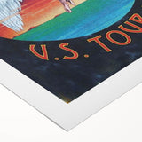 Led Zeppelin U.S. Tour 1975 Poster | Retro Music Wall Art