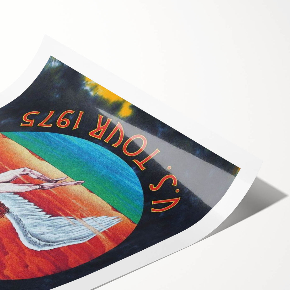Led Zeppelin U.S. Tour 1975 Poster | Retro Music Wall Art