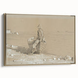 Realism Art Print - Looking Out by Winslow Homer, Nautical Scene