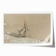 Realism Art Print - Looking Out by Winslow Homer, Nautical Scene