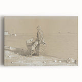 Realism Art Print - Looking Out by Winslow Homer, Nautical Scene