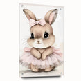Adorable Bunny Girls Room Wall Art – Nursery & Kids Room Print