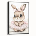 Adorable Bunny Girls Room Wall Art – Nursery & Kids Room Print