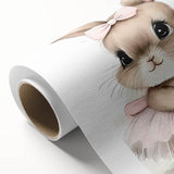 Adorable Bunny Girls Room Wall Art – Nursery & Kids Room Print