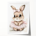 Adorable Bunny Girls Room Wall Art – Nursery & Kids Room Print