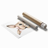 Adorable Bunny Girls Room Wall Art – Nursery & Kids Room Print