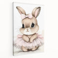 Adorable Bunny Girls Room Wall Art – Nursery & Kids Room Print