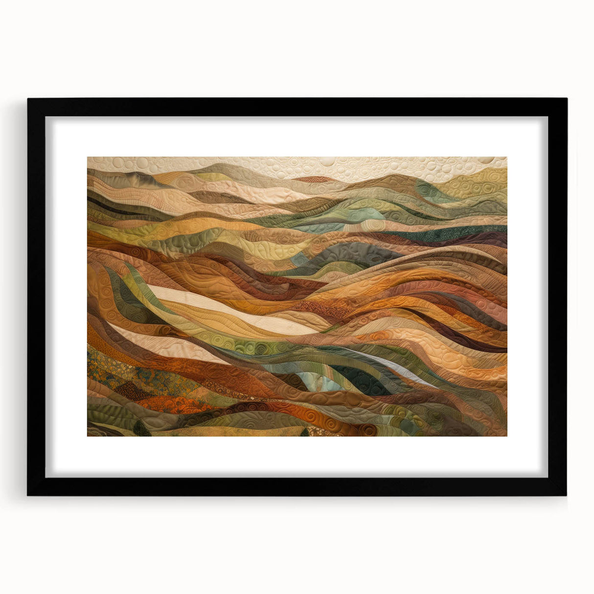 Extra large abstract art print featuring textured, colorful foliage on canvas, ideal for living room decor.