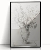 Framed acrylic artwork showcasing vibrant abstract floral designs with a black frame, adding a modern touch to home decor. Perfect for enhancing living spaces.