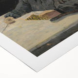 Expressionist Art - Reading Old Lady Abstract Wall Art for Sale