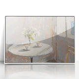 Art deco poster featuring a stylized cocktail glass in bold black and white tones.