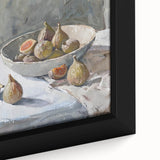 Extra large black wall art featuring a textured close-up of colorful fruits, ideal for living room decor.