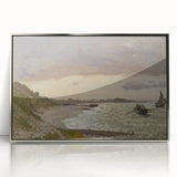 Impressionist Seascape Wall Art - Coastal Scene by Monet Print