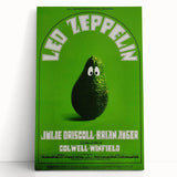 Led Zeppelin Fillmore Poster 1969 | Retro Music Wall Art