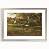 Realism Art Print - Harvest Scene by Winslow Homer, Pastoral Landscape